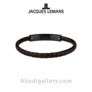دستبند چرم ژاک لمن مدل S-B124A