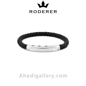 دستبند چرم رودرر مدل BR1BKS