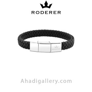 دستبند چرم رودرر مدل BR4BKS