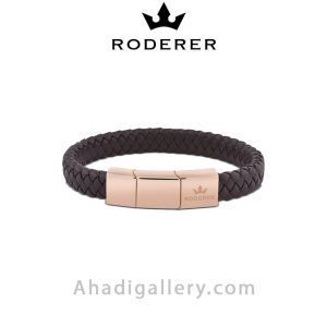 دستبند چرم رودرر مدل BR4BRR