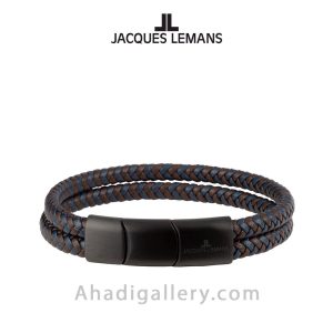 دستبند چرم ژاک لمن مدل S-B104A