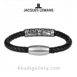دستبند چرم ژاک لمن مدل S-B122A22
