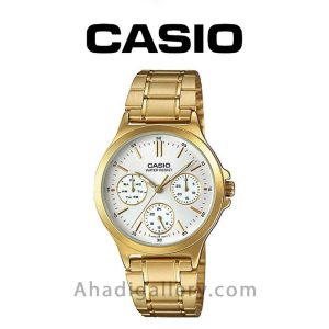ساعت مچی کاسیو زنانه مدل LTP-V300G-7AUDF