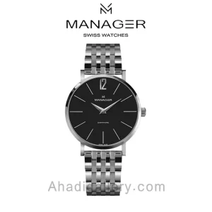 ساعت مردانه منیجر مدل MAN-PS-04-SM