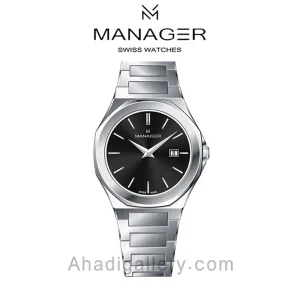 ساعت زنانه منیجر مدل MAN-RW-111-SM